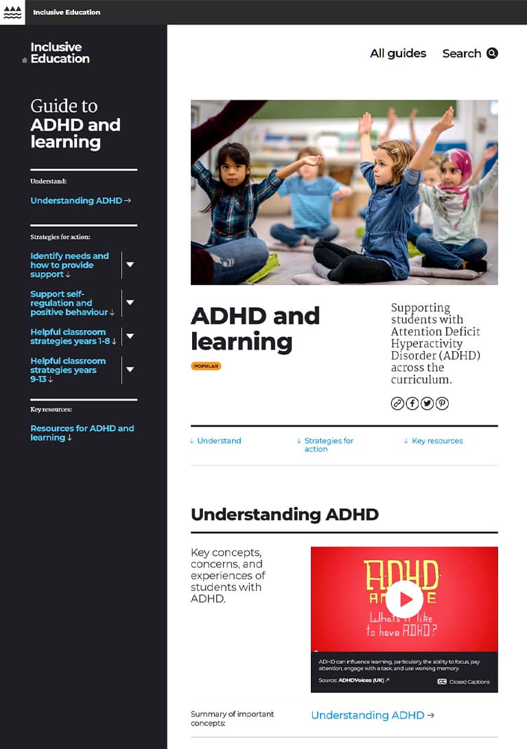 ADHD and learning