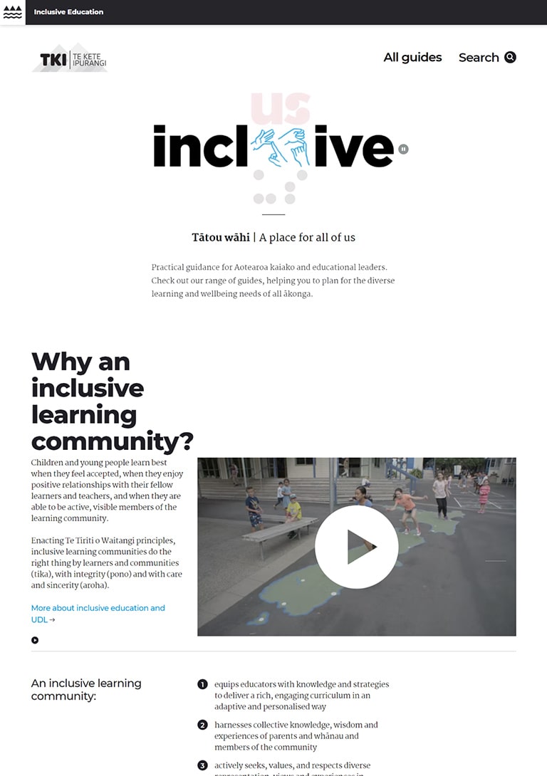 Inclusive Education Website