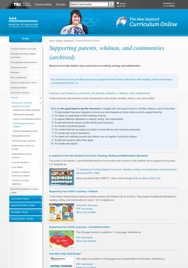 Supporting Your Child's Learning