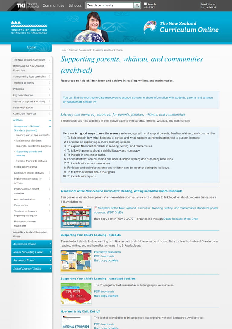 Supporting Your Child's Learning