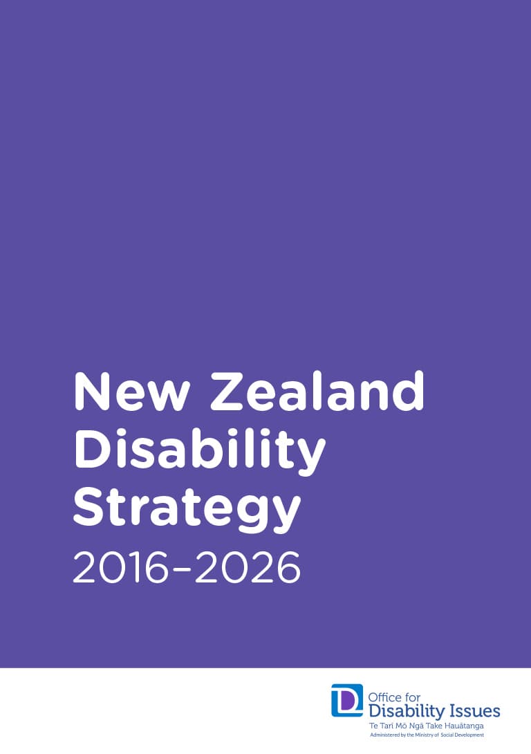 The New Zealand Disability Strategy cover